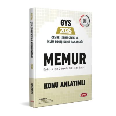 Data Yayınları 2026 Çevre, Şehircilik ve İklim Değişikliği Bakanlığı Memur GYS Konu Anlatımlı