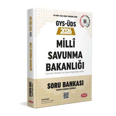 Data Yayınları 2026 Milli Savunma Bakanlığı  GYS-ÜDS Soru Bankası (Tamamı Karekod Çözümlü)