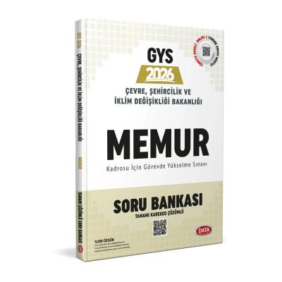Data Yayınları 2026 Çevre, Şehircilik ve İklim Değişikliği Bakanlığı Memur GYS Soru Bankası