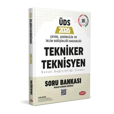 Data Yayınları 2026 Çevre, Şehircilik ve İklim Değişikliği Bakanlığı Tekniker ve Teknisyen Ünvan Değişikliği Sınavı Soru Bankası