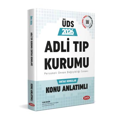 Data Yayınları 2026 Adli Tıp Kurumu  ÜDS Ortak Konular Konu Anlatımlı