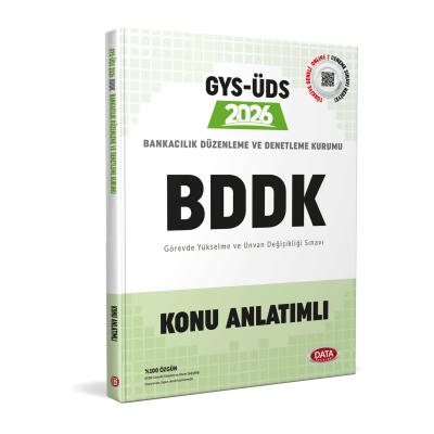 Data Yayınları 2026 Bankacılık Düzenleme ve Denetleme Kurumu (BDDK)  GYS-ÜDS Konu Anlatımlı
