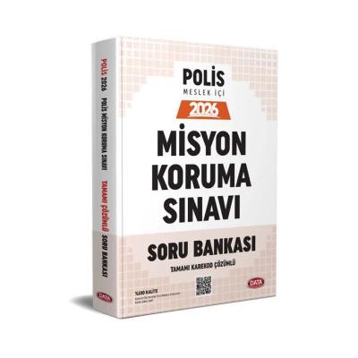 Data Yayınları 2026 Emniyet Genel Müdürlüğü Polis Misyon Koruma Sınavı Soru Bankası - Karekod Çözümlü