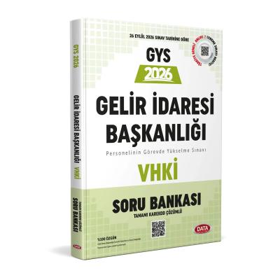 Data Yayınları 2026 Gelir İdaresi Başkanlığı VHKİ GYS Soru Bankası (Karekod Çözümlü)