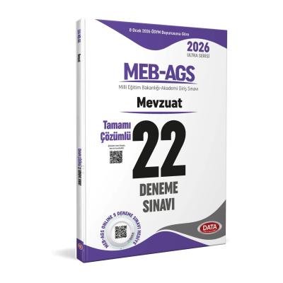 Data Yayınları 2026 AGS Mevzuat Tamamı Çözümlü 22 Deneme Sınavı