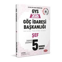 Data Yayınları 2026 Göç İdaresi Başkanlığı Şef GYS Tamamı Çözümlü 5 Deneme Sınavı