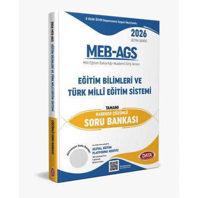 Data Yayınları 2026 MEB AGS Eğitimin Temelleri - Türk Milli Eğitim Sistemi Tamamı Çözümlü Soru Bankası