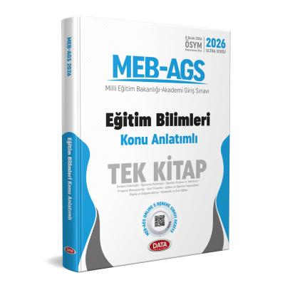 Data Yayınları 2026 MEB-AGS Eğitim Bilimleri Tek Kitap Konu Anlatımlı