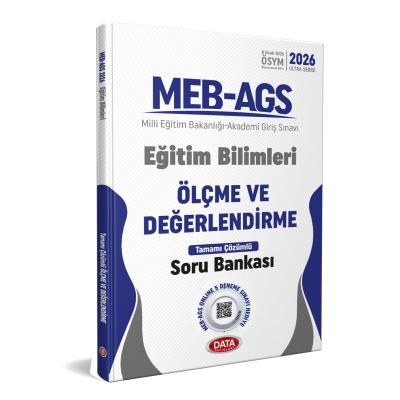 Data Yayınları 2026 MEB-AGS Eğitim Bilimleri Ölçme ve Değerlendirme Tamamı Çözümlü Soru Bankası