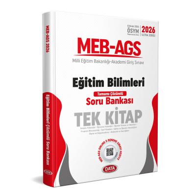 Data Yayınları 2026 MEB-AGS Eğitim Bilimleri Tek Kitap Tamamı Çözümlü Soru Bankası
