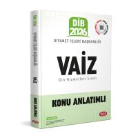 Data Yayınları 2026 Diyanet İşleri Başkanlığı Vaiz Konu Anlatımlı