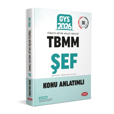 Data Yayınları 2026 Türkiye Büyük Millet Meclisi (TBMM) GYS Şef Konu Anlatımlı