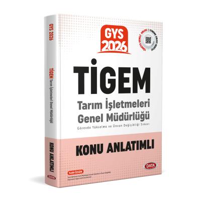 Data Yayınları 2026 Tarım İşletmeleri Genel Müdürlüğü TİGEM GYS Konu Anlatımlı