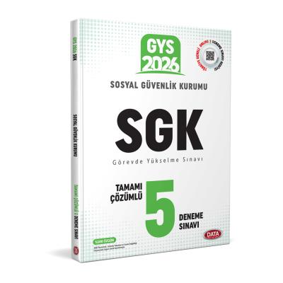Data Yayınları 2026 Sosyal Güvenlik Kurumu SGK GYS Tamamı Çözümlü 5 Deneme Sınavı