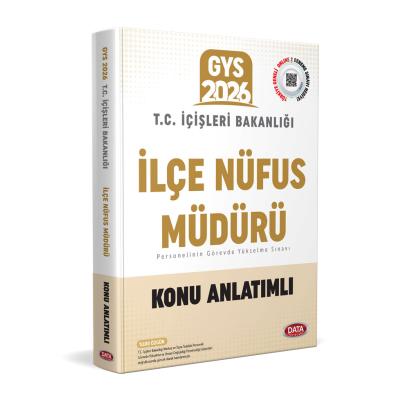 Data Yayınları 2026 T.C. İçişleri Bakanlığı İlçe Nüfus Müdürü GYS Konu Anlatımlı