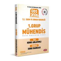 Data Yayınları 2026 T.C. Tarım ve Orman Bakanlığı ÜDS 1.Grup Mühendis Özet Konu Anlatımlı Çözümlü Soru Bankası