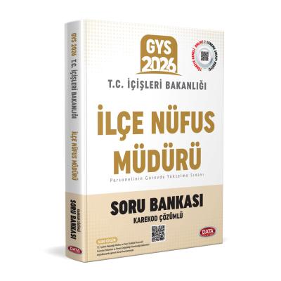Data Yayınları 2026 T.C. İçişleri Bakanlığı İlçe Nüfus Müdürü GYS Soru Bankası -Karekod Çözümlü