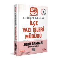 Data Yayınları 2026 T.C. İçişleri Bakanlığı İlçe Yazı İşleri Müdürü GYS Soru Bankası - Karekod Çözümlü