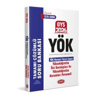 Data Yayınları 2026 YÖK Üst Kuruluşları ile YÖK Personeli GYS Tamamı Çözümlü Soru Bankası