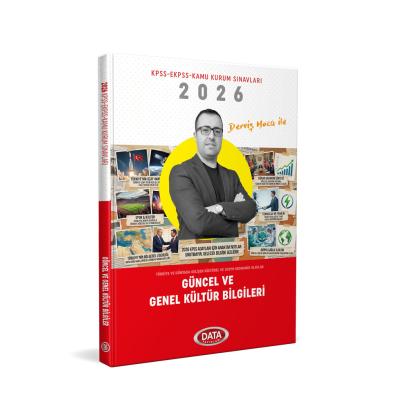 Data Yayınları Derviş Hoca ile 2026 Güncel ve Genel Kültür Bilgileri KPSS E KPSS Kamu Kurum Sınavları