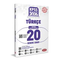 Data Yayınları 2026 KPSS Ultra Serisi Türkçe Tamamı Çözümlü 20 Deneme Sınavı