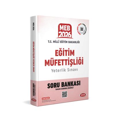 Data Yayınları 2026 MEB Eğitim Müfettişliği Yeterlilik Sınavı Tamamı Karekod Çözümlü Soru Bankası