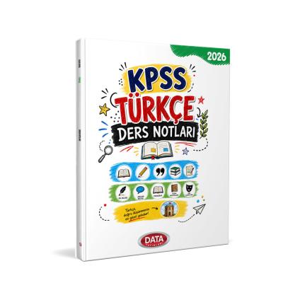 Data Yayınları 2026 KPSS Türkçe Ders Notları