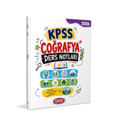 Data Yayınları 2026 KPSS Coğrafya Ders Notları