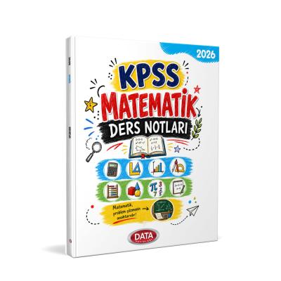 Data Yayınları 2026 KPSS Matematik Ders Notları