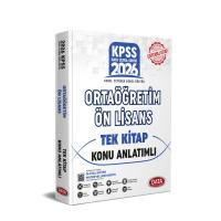 Data Yayınları 2026 KPSS Genel Yetenek - Genel Kültür Ortaöğretim Ön Lisans Tek Kitap Konu Anlatımlı