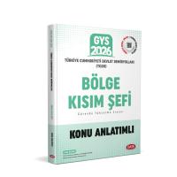 Data Yayınları 2026 TCDD GYS Bölge Kısım Şefi Konu Anlatımlı