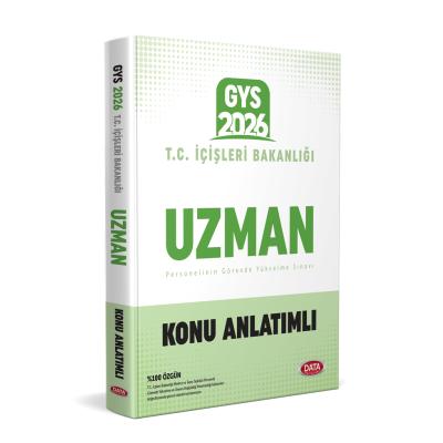 Data Yayınları 2026 T.C. İçişleri Bakanlığı Uzman GYS Konu Anlatımlı