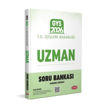 Data Yayınları 2026 T.C. İçişleri Bakanlığı Uzman GYS Soru Bankası - Karekod Çözümlü