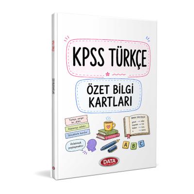 Data Yayınları KPSS Türkçe Özet Bilgi Kartları