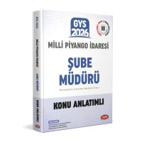 Data Yayınları 2026 Milli Piyango İdaresi Genel Müdürlüğü GYS Şube Müdürü Konu Anlatımlı
