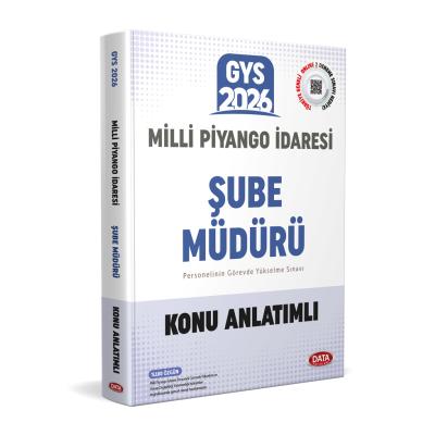 Data Yayınları 2026 Milli Piyango İdaresi Genel Müdürlüğü GYS Şube Müdürü Konu Anlatımlı
