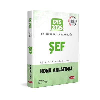 Data Yayınları 2026 Milli Eğitim Bakanlığı Şef GYS Konu Anlatımlı