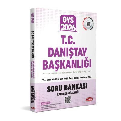 Data Yayınları 2026 T.C. Danıştay Başkanlığı GYS Soru Bankası - Karekod Çözümlü