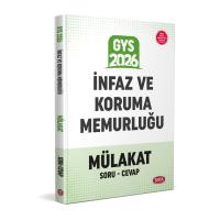 Data Yayınları 2026 İnfaz ve Koruma Memurluğu Mülakat Sınavı Soru - Cevap
