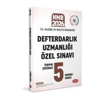 Data Yayınları 2026 Defterdarlık Uzmanlığı Özel Sınavı Tamamı Çözümlü 5 Deneme Sınavı