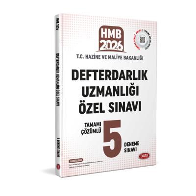 Data Yayınları 2026 Defterdarlık Uzmanlığı Özel Sınavı Tamamı Çözümlü 5 Deneme Sınavı