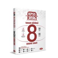 Data Yayınları 2026 KPSS Genel Yetenek Genel Kültür Tamamı Çözümlü 8 Deneme Sınavı (El Yazmalı)