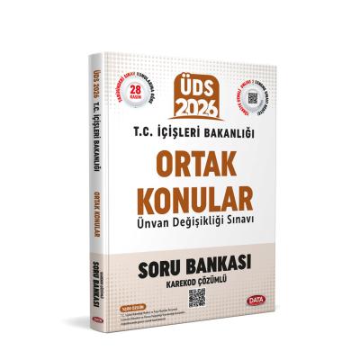 Data Yayınları 2026 T.C. İçişleri Bakanlığı GYS Ortak Konular Soru Bankası