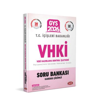 Data Yayınları 2026 T.C. İçişleri Bakanlığı VHKİ GYS Soru Bankası - Karekod Çözümlü