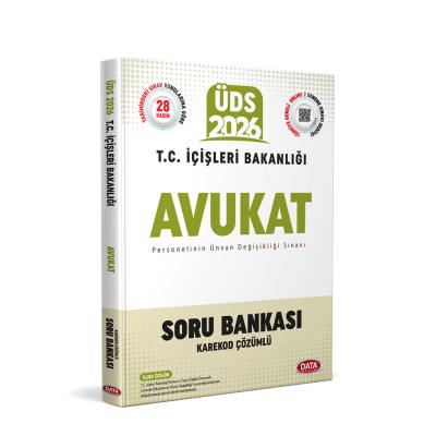 Data Yayınları 2026 ÜDS T.C. İçişleri Bakanlığı Avukat Soru Bankası