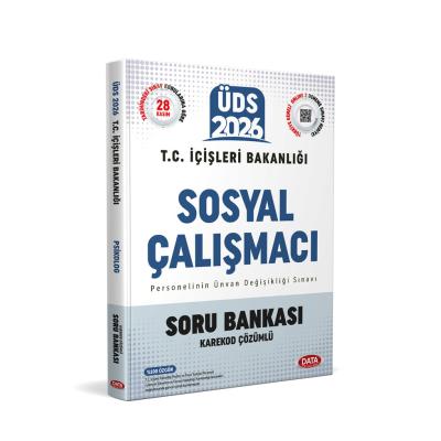 Data Yayınları 2026 T.C. İçişleri Bakanlığı ÜDS Sosyal Çalışmacı Soru Bankası - Karekod Çözümlü