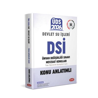 Data Yayınları 2026 ÜDS Devlet Su İşleri (DSİ) Konu Anlatımlı