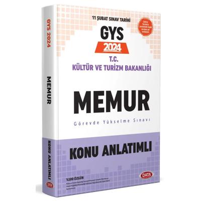 Data Yayınları 2024 Kültür Ve Turizm Bakanlığı Gys Memur Konu Anlatımlı