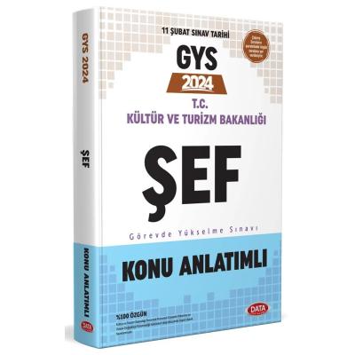 Data Yayınları 2024 Kültür Ve Turizm Bakanlığı Şef Gys Konu Anlatımlı