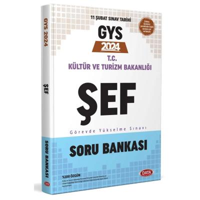 Data Yayınları 2024 Kültür Ve Turizm Bakanlığı Şef Gys Soru Bankası